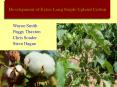 Development of Extra Long Staple Upland Cotton PowerPoint PPT Presentation