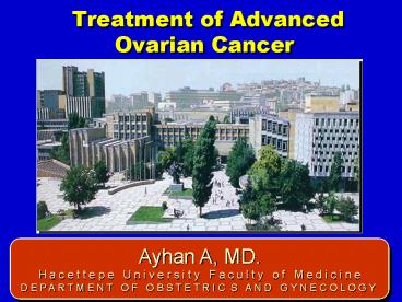 Treatment of Advanced Ovarian Cancer