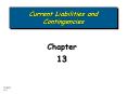 Current Liabilities and Contingencies PowerPoint PPT Presentation