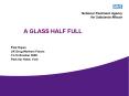 A GLASS HALF FULL PowerPoint PPT Presentation