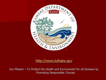 http:www'kdheks'gov