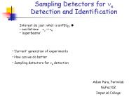 Sampling Detectors for ne Detection and Identification