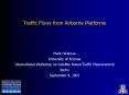 Traffic Flows from Airborne Platforms PowerPoint PPT Presentation