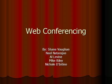 Web Conferencing