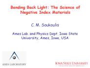 Bending Back Light: The Science of Negative Index Materials