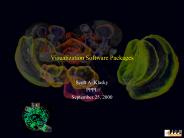 Visualization Software Packages