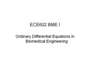 ECE602 BME I
