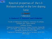 Spectral properties of