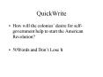 QuickWrite PowerPoint PPT Presentation