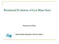 Rotational Evolution of Low Mass Stars PowerPoint PPT Presentation