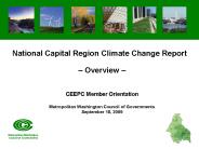 National Capital Region Climate Change Report