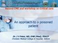 An approach to a poisoned patient PowerPoint PPT Presentation