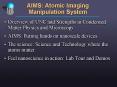 AIMS: Atomic Imaging Manipulation System PowerPoint PPT Presentation
