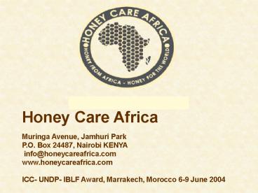 Honey Care Africa