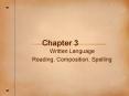 Written Language PowerPoint PPT Presentation