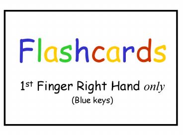 Flashcards