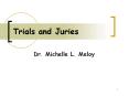 Trials and Juries PowerPoint PPT Presentation