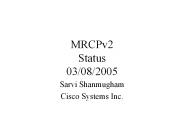 MRCPv2%20Status%2003/08/2005