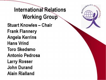 Stuart Knowles Chair