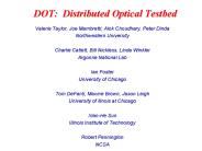 DOT: Distributed Optical Testbed