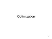 Optimization