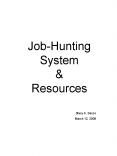 JobHunting System PowerPoint PPT Presentation