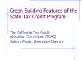 Green%20Building%20Features%20of%20the%20State%20Tax%20Credit%20Program PowerPoint PPT Presentation