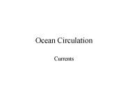 Ocean Circulation