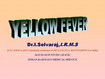 YELLOW FEVER