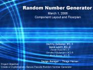 Random Number Generator