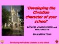 Developing the Christian character of your PowerPoint PPT Presentation