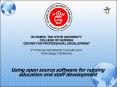 Using open source software for nursing education and staff development PowerPoint PPT Presentation