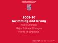 2009-10 Swimming and Diving PowerPoint PPT Presentation