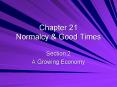 Chapter 21 Normalcy PowerPoint PPT Presentation