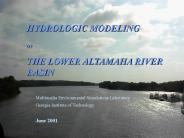 Hydrological Modeling of Lower Altamaha Basin