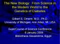 The New Biology: From Science in the Modern World to the Genetics of Diabetes PowerPoint PPT Presentation