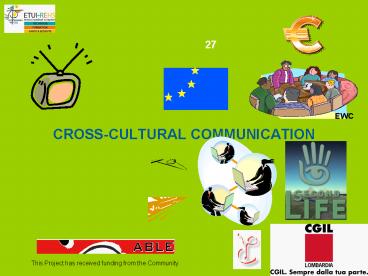 CROSSCULTURAL COMMUNICATION