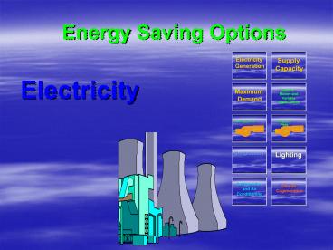 Energy Saving Options