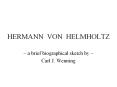 HERMANN VON HELMHOLTZ PowerPoint PPT Presentation