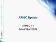 APNIC Update PowerPoint PPT Presentation
