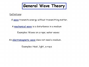 PowerPoint Presentation Quantum Theory