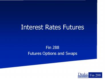 Interest Rates Futures