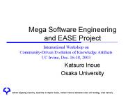 Mega Software Engineering and EASE Project