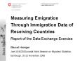 Measuring Emigration Through Immigration Data of Receiving Countries Report of the Data Exchange Exercise PowerPoint PPT Presentation