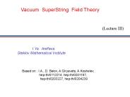 Tachyon condensation and Vacuum SuperString Field Theory