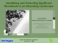 Identifying and Protecting Significant Woodlands in an Urbanizing Landscape PowerPoint PPT Presentation