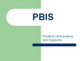 PBIS PowerPoint PPT Presentation