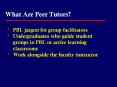 What Are Peer Tutors? PowerPoint PPT Presentation