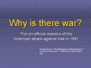 Why%20is%20there%20war?