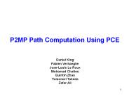 P2MP Path Computation Using PCE